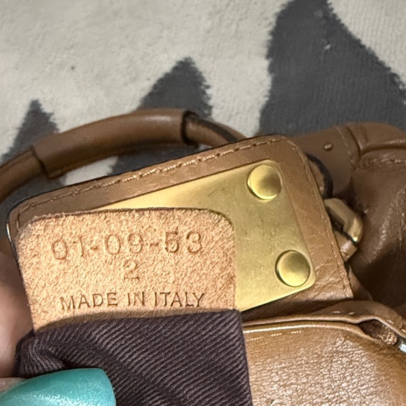 Chloe Tan Leather Satchel with Gold Hardware - Picture 10 of 14